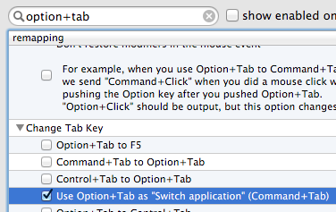 control tab for mac